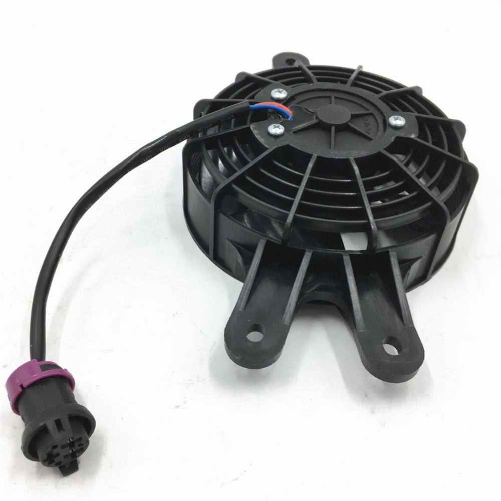 1x Radiator Fan Plastic Black Repair for LINHAI 260CC 300cc ATV Quad LH260 LH300