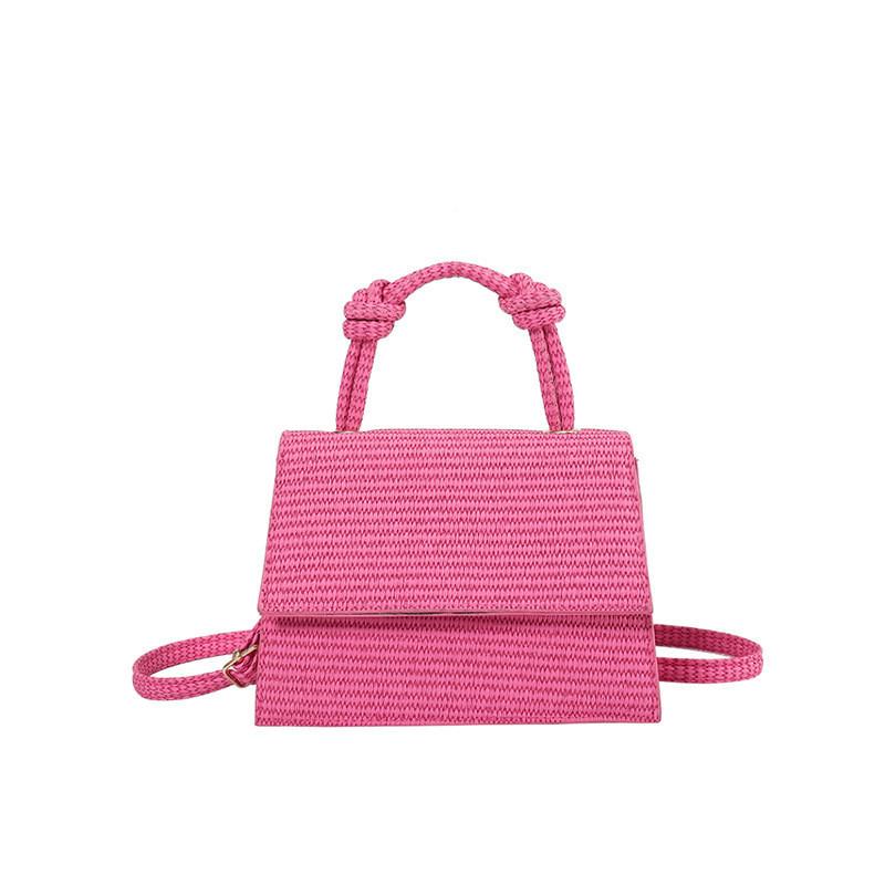 Stylish Grid Pattern Handbag 2024 Spring Collection High-grade Small Square Bag