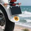 Magnetic Car Stickers Magnet Bumper Decals Windscreen H Sign Historical Vehicle Badge For Door Window Rear Panel Fridge Home