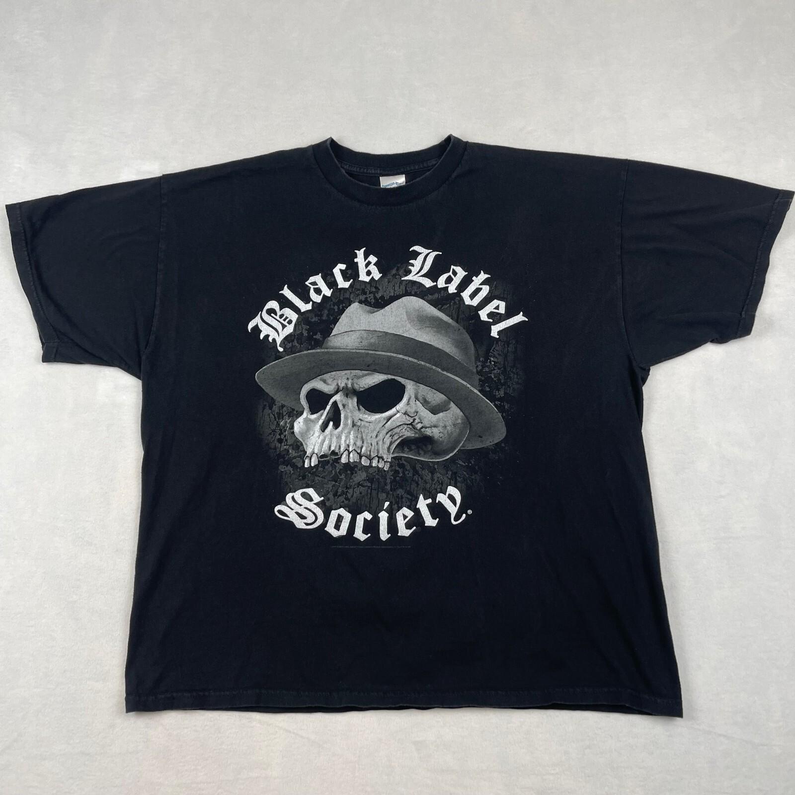 Black Label Society T-shirt Mens 2XL Black Band Y2K SDMF Skull Zakk Wylde Metal S