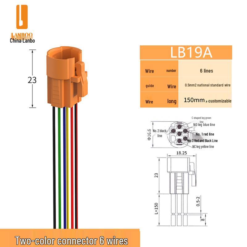Blue Wave 19mm Waterproof Metal Button Switch with Light, Luminous Self-Locking, High Current Reset, Stainless Steel