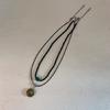 Peace Buckle Pendant Necklace Vintage Clavicle Chain Necklace Fashion Jewelry