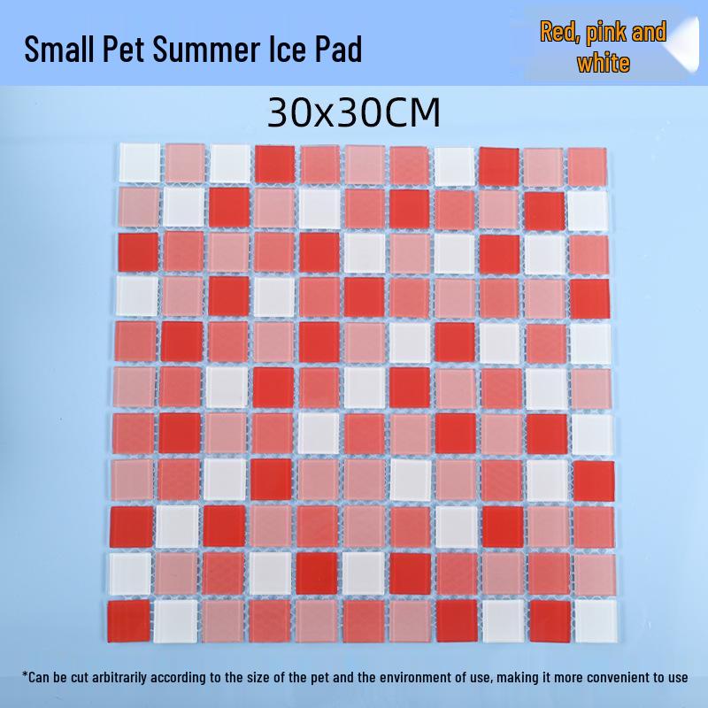 Aluminum Pet Cooling Pad for Rabbits and Hamsters - Summer Heat Relief and Insulation Sheet
