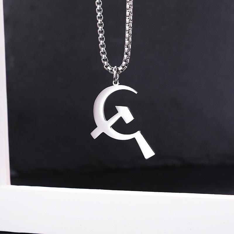 Men's Titanium Steel Hip Hop Pendant Necklace - Trendy, Non-fading Street Style