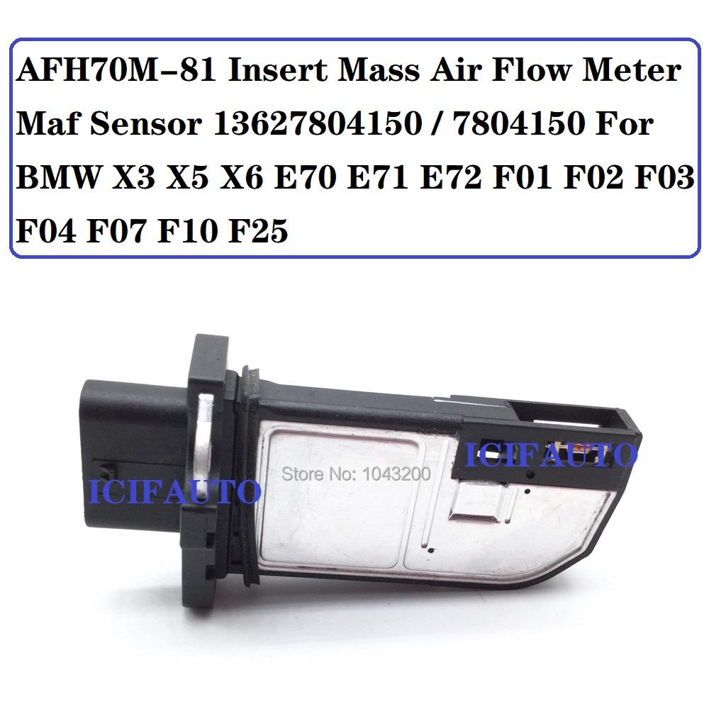 

Датчик массового расхода воздуха AFH70M-81 Maf Sensor 13627804150/7804150 для BMW X3 X5 X6 E70 E71 E72 F01 F02 F03 F04 F07 F10