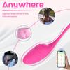 USB Wireless Bluetooth Silicone Vibrating Egg Vibrator, Female Clitoral Stimulator, Wearable G-spot Masturbator, Adult Sex Toys