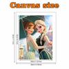 Disney Pearl Painting Anna and Elsa DIY Pearl Art Painting Pearl Gem Painting Pictures Crafts Special Shape Home Wall Decoration