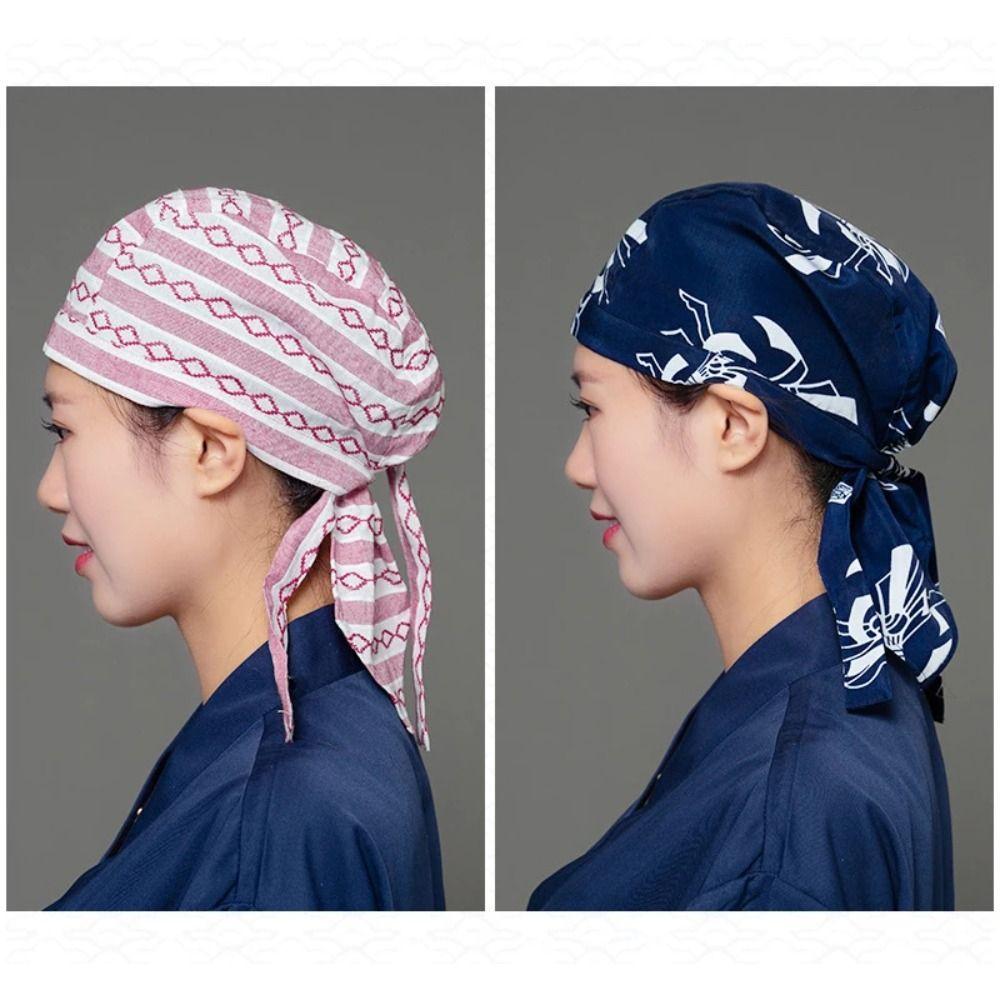 Adjustable Kitchen Work Cap Cotton Cafe Hat Catering Cooking Cap Waitress Hat  Unisex