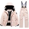 Winter Ski  Children's Ski Coat and Pants 2pieces Set Warm Waterproof Boys Girls Outdoor Skiing Snowboarding Winter Ski Kids