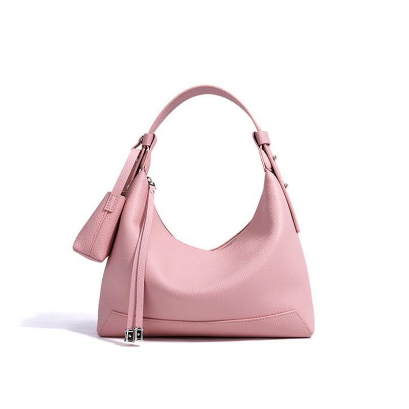 Large Capacity Versatile Women's Crossbody Bag With Niche Design Cowhide Armpit Office Worker's Hand-held Shoulder
