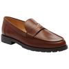 Coach Janie Leather Round Toe Slip-On Loafers Women Loafers Brown CW673-CWH