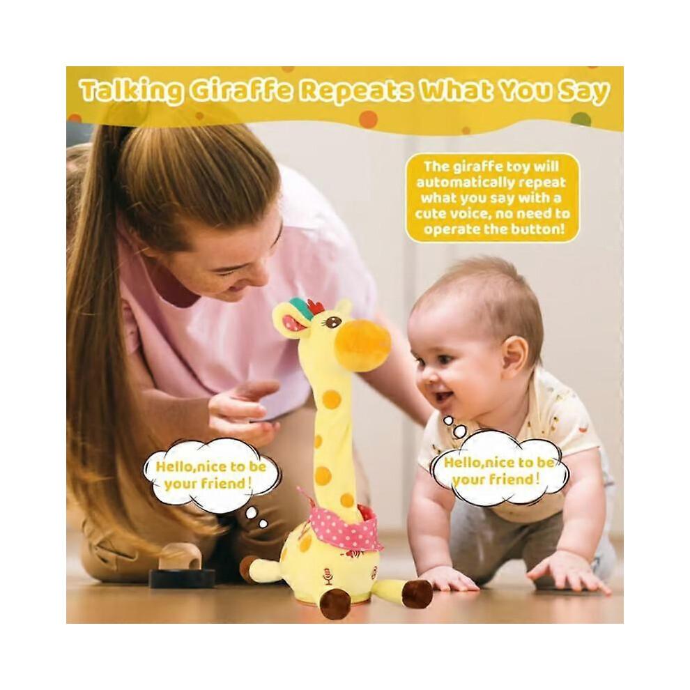 Musical Giraffe Toy - Sings Dances Repeats What You Say Dancing Giraffe Toy Giraffe Stuffed Animal Toys