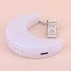 Moon Shape Mini LED Bag Light with Automatic Sensor Bag Hanging Night Light with Clip Handbag Touch Lamp for Friends Gift