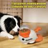 Interactive Dog Treat Dispenser Toy Adjustable Food Dispensing Puzzle Toy Clownfish Design Slow Feeder for IQ Training Mental Stimulation