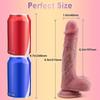 Stoßender realistischer Dildovibrator mit Vibration und Heizung, weiches Silikon, ferngesteuert, Analdildos, Klitoris, G-Punkt-Stimulation, Sexspielzeug für Erwachsene für Frauen