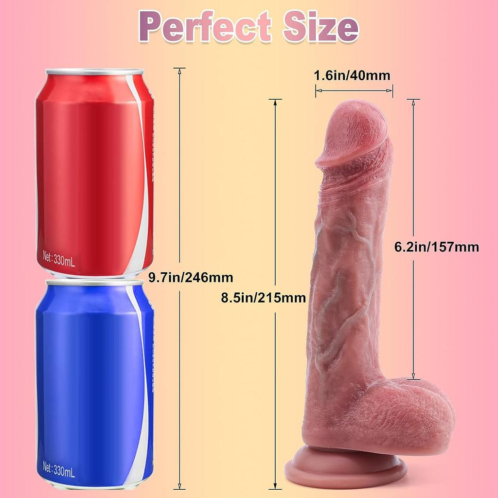 Stoßender realistischer Dildovibrator mit Vibration und Heizung, weiches Silikon, ferngesteuert, Analdildos, Klitoris, G-Punkt-Stimulation, Sexspielzeug für Erwachsene für Frauen