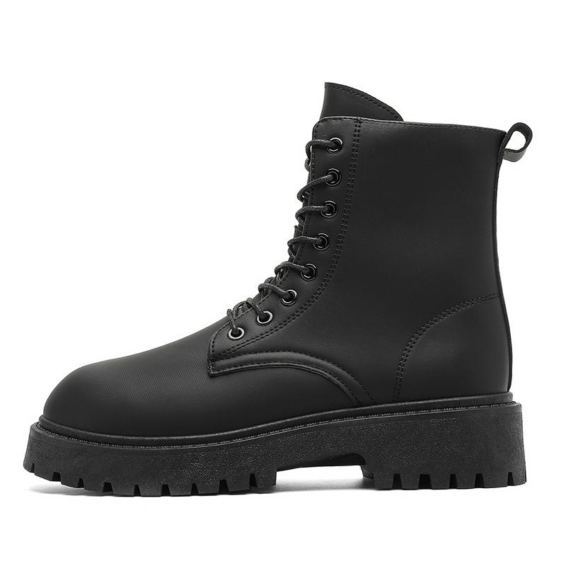 

New Motorcycle And Ankle Boots Waterproof Boots Men Leather Shoes Men Casual Boot Bota Masculina Men S High-Top Fashion Shoes 47
