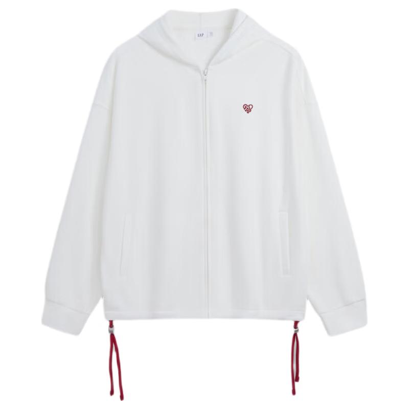 GAP Unisex Heart Logo Embroidered French Terry Hoodie 1SS623019