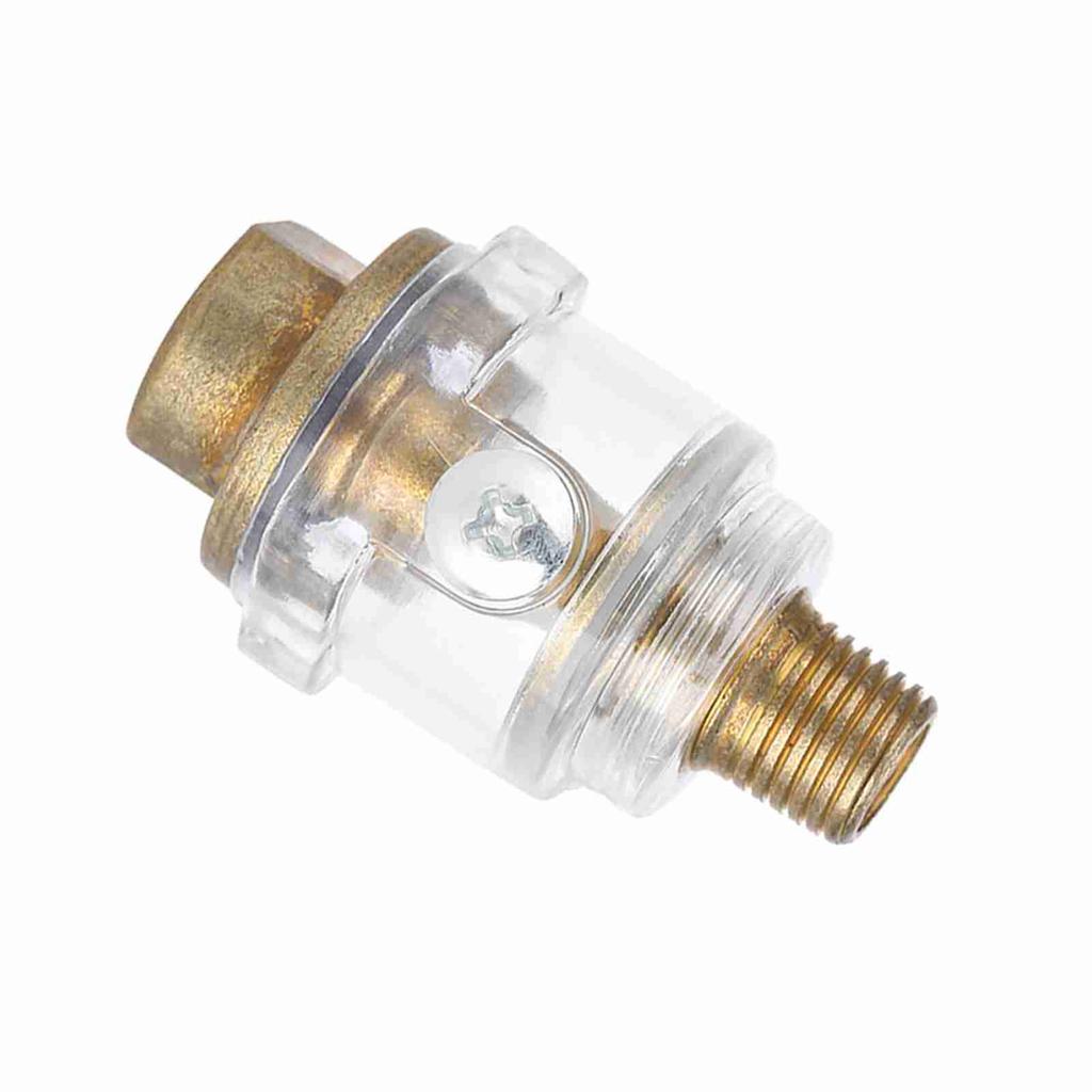 1 4  BSP Mini In Line Air Tool Oil Lubricator Oiler Compressor Pipe Automatic Lubrication