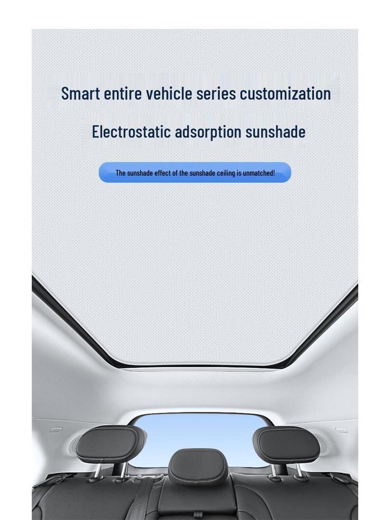 Electrostatic Sunroof Sunshade for Mercedes-Benz Smart Fortwo