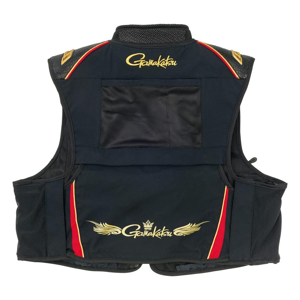 Gamakatsu Gore Tex Infinium Windstopper Short Mesh Fishing Vest GM2324 Size L Windproof Water Repellent Quick Dry