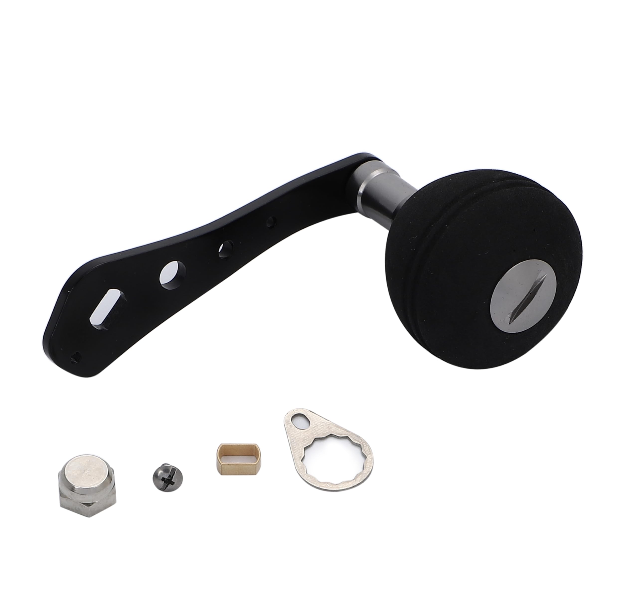 

VILTAGE Power Custom Baitcasting Reel Shimano Conversion Spacer Abu Handle, Handle, Offset, Included, Daiwa, чёрный