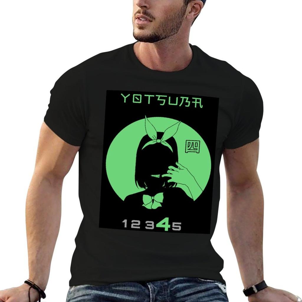 QUINTUPLET ANIME NAKANO YOTSUBA STYLE 4/5 TOUBON T-Shirt Basic Solid Color Casual Tee Shirt