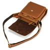 Men's Genuine Leather Shoulder Bag Crazy Horse Leather Messenger Bag Popular Retro First-layer Cowhide Flip Bag iPad Bag