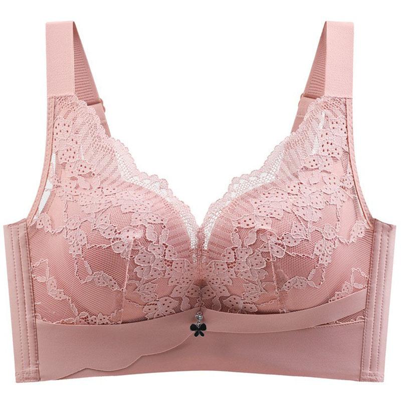 Large-sized Bra Women's Thin Cup Underwear Lactation Adjustment Bra Push Up Bra