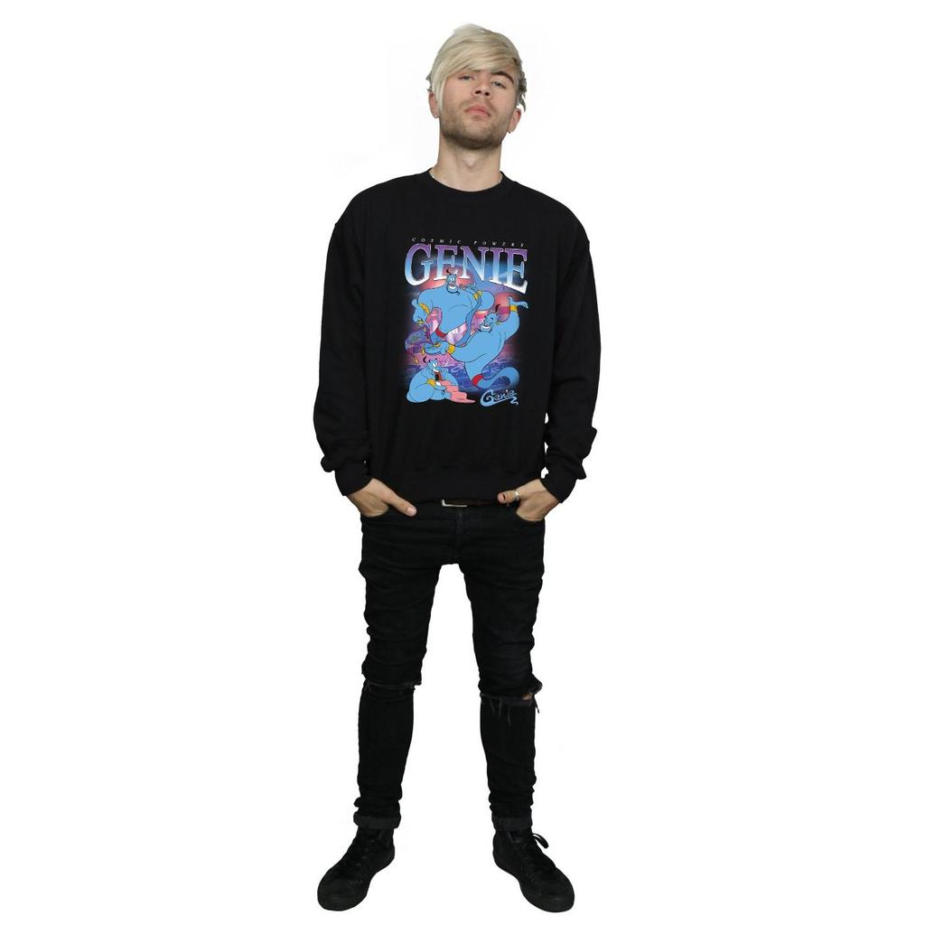 Disney Sudadera de Montaje Aladdin Genio para Hombre