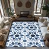 Moroccan Area Rug Vintage Persian Carpet Bohemian Floor Mat Blue Geometric Pattern Home Decor Living Room Bedroom Floor Covering