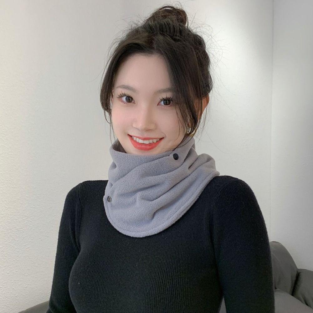 Plush Neck Sleeve Scarf Thickened Neck Cover New Neck Scarf Outdoor
