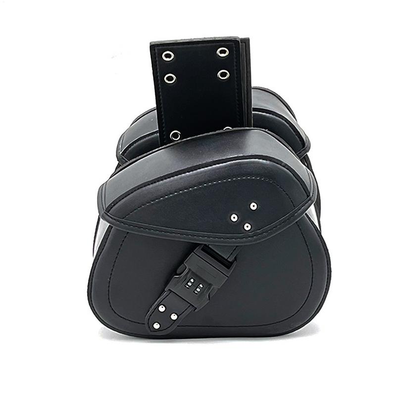 Motorcycle Saddlebags Waterproof Motorbike Rear Seat Bag Waterproof Electric Vehicle Saddle Pouch Large Capacity Pannier Pack