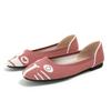 Spring and Autumn Flying Single Shoes Doudou Flat Bottom Floating Shoes Round Head Boat Shoes Knitted Flying Thread