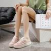 2025 Korean Version Summer New Half Tray White Shoes Women Ins Breathable Student Height Increase Casual Shoes Women Street Shot HL706