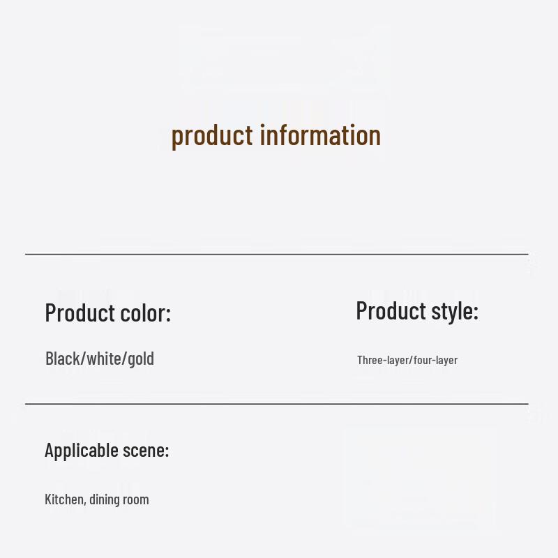 Zhishi Kitchen Countertop Prep Dish Storage Rack