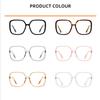 Oversized Square Glasses Frame Men Women Eyewear Big Glasses Optical Myopia Spectacle with Diopters Minus -1.0 -1.5 -2.5 To -5.0
