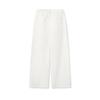 Fila Heritage Fashion Classic Simple Elegant Relaxed Versatile Comfortable Solid Color Casual Pants Women Bottoms Cloud-White F11W628612FWT