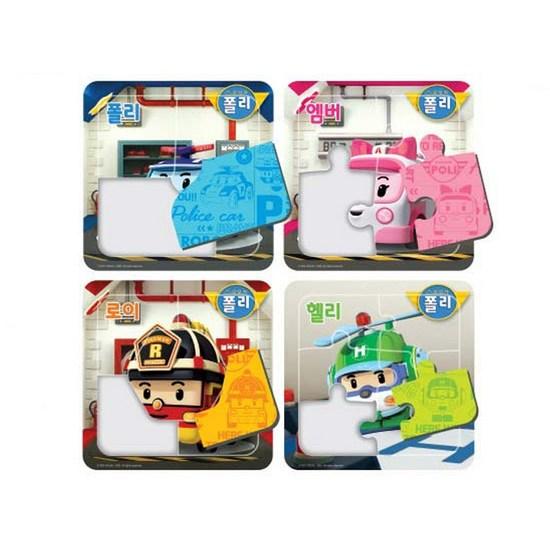 Robocar Poli’s first puzzle, 1 set, Korean popular puzzles