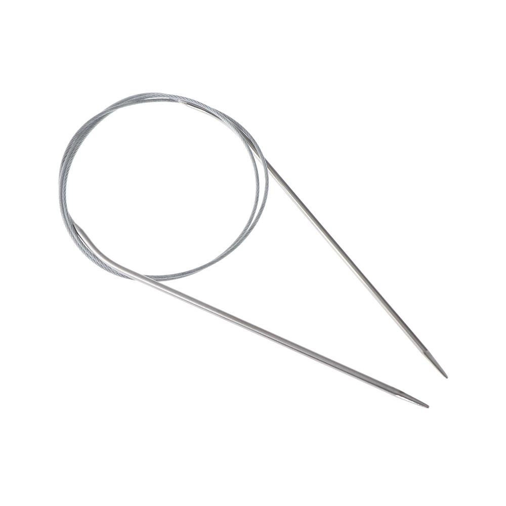 Edelstahl Rundstricknadel Handgefertigt Strickhäkelnadel Haushalt DIY Bastelartikel Handarbeitszubehör Nähnadeln