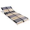 VidaXL Slat Bed Base with 42 Slats 7 Zones 90 X 200 Cm
