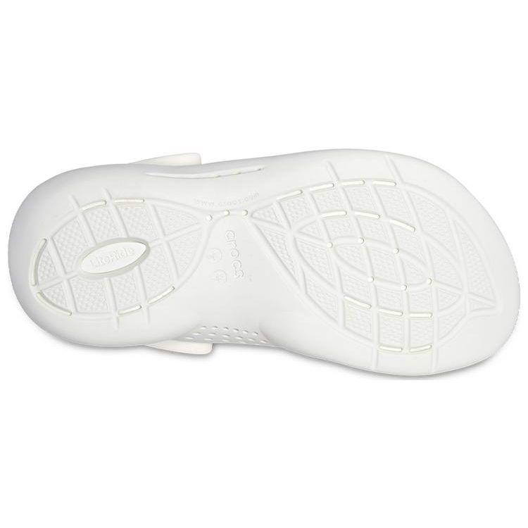 Crocs Literide Lightning Shoes Comfortable Versatile Clogs Unisex Shoes Off-White 206708-1CV