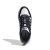 New Adidas Slip Resistant Abrasion Resistant Mid Top Running Shoes Men's Black White JS3442