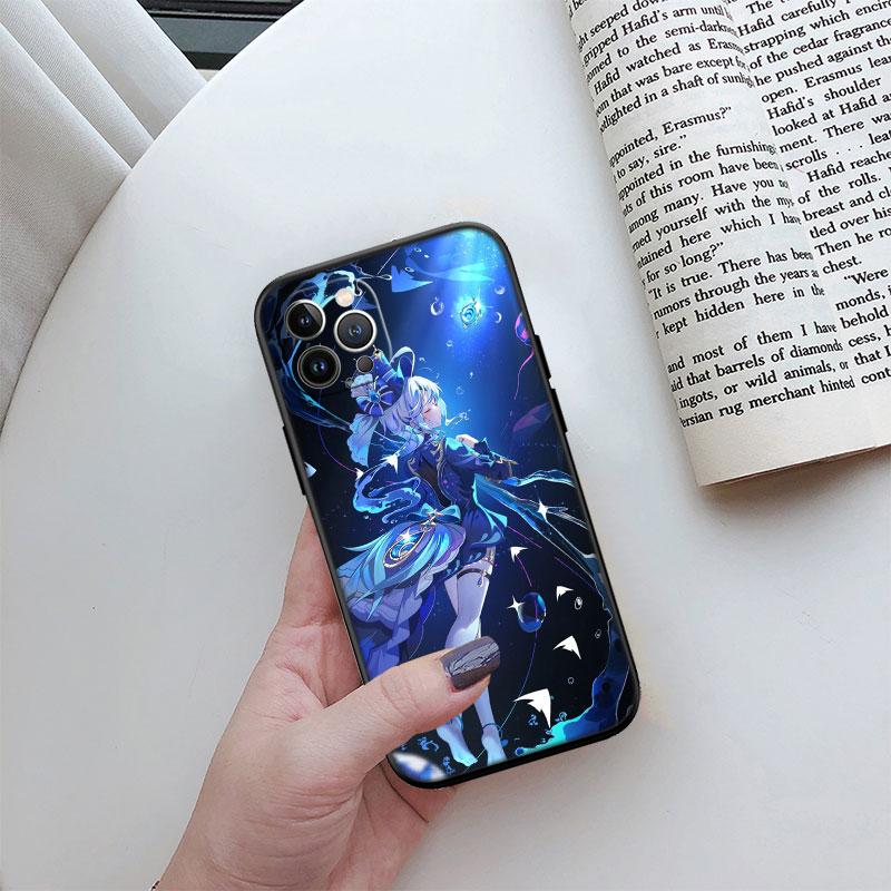 Genshin Impact Furina Phone Case for Motorola Moto Edge 60 60s 70 G86 G56 G54 E14 G04S G45 G54 G64 Pro Power Neo Fusion