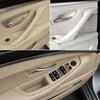 LHD 7-teiliger Türinnenarmlehnen-Zuggriff mit Lederaußenbezug für BMW 5er F10 F11 F18 520 523 525 528 530 535