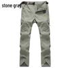 Men's Quick-Dry Lightweight Hiking Pants - Breathable, Elastic, and Loose for Outdoor Trekking and Mountaineering