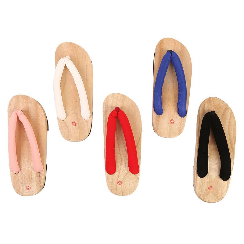Geta Japanese Wooden Sandals: Non-slip, Thick-soled, High-heeled Summer Flip-flops for Men & Women