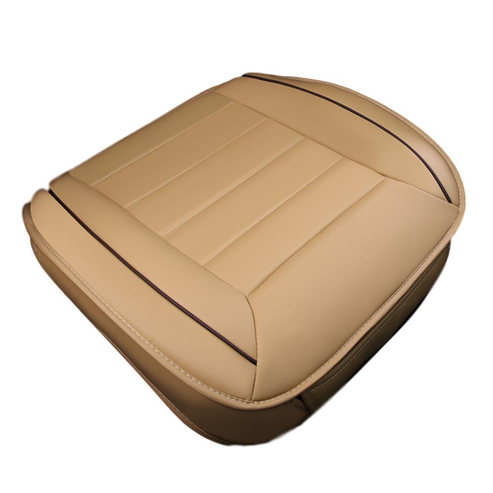 Four Season Universal Car Seat Cover PU Leather Seat Cushion Pad Mat Wear-resistant Waterproof Auto Chair Protector for Car SUV
