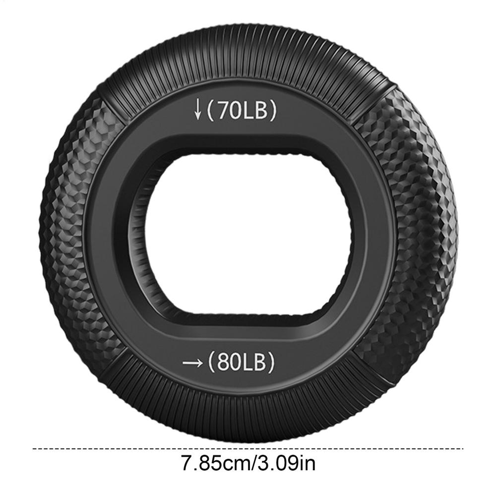 

Grip Strengthening Ring Double-Force Finger Exerciser Silicone Rings Portable Home Gym Strength Trainer Exercising Equipment чёрный