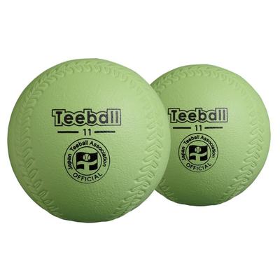 Nagase Kenko Tee Ball 11-Inch JTA Approved Balls JTA-KT11 Set of 2 for Baseball Softball Training Practice